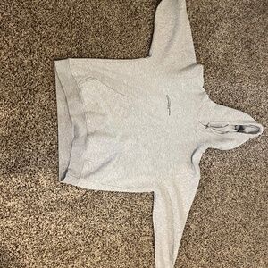 pretty little thing hoodie size medium gray